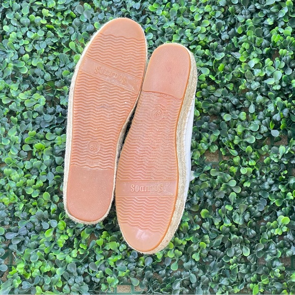 TGIF Soludos x Ash Kahn Platform Smoking Slipper in White - Picture 7 of 7